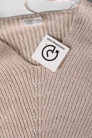 Γυναικείο πουλόβερ Infinity, Μέγεθος M, Χρώμα  Μπέζ, Τιμή 5,38 €