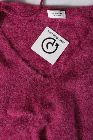 Дамски пуловер Jacqueline De Yong, Размер L, Цвят Розов, Цена 7,25 лв.