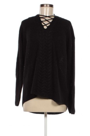 Дамски пуловер Jean Pascale, Размер L, Цвят Черен, Цена 7,25 лв.