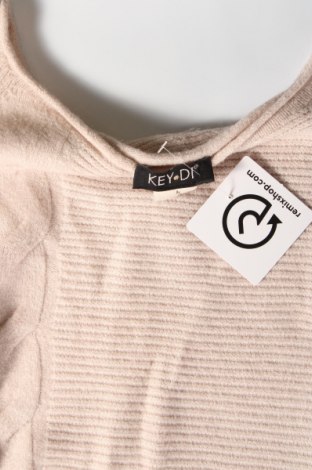 Дамски пуловер Key - Di, Размер M, Цвят Бежов, Цена 5,76 лв.