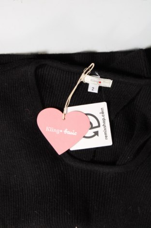 Дамски пуловер Kling, Размер M, Цвят Черен, Цена 10,44 лв.