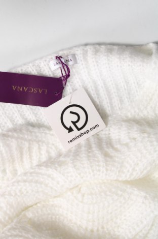 Γυναικείο πουλόβερ Lascana, Μέγεθος XS, Χρώμα Λευκό, Τιμή 23,71 €