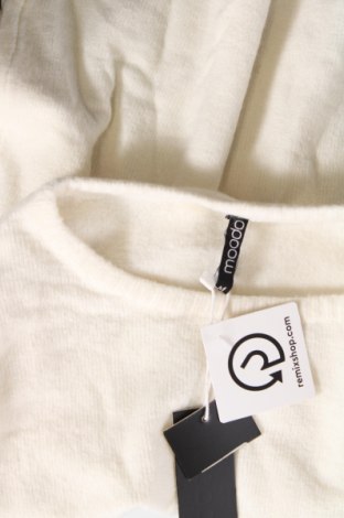 Дамски пуловер Moodo, Размер M, Цвят Бял, Цена 26,10 лв.