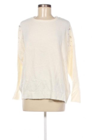Дамски пуловер Moodo, Размер M, Цвят Бял, Цена 21,75 лв.