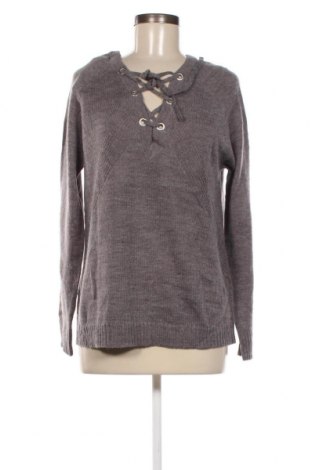 Дамски пуловер Moodo, Размер L, Цвят Сив, Цена 21,75 лв.