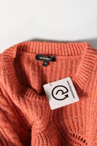 Дамски пуловер More & More, Размер S, Цвят Оранжев, Цена 13,20 лв.