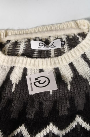Дамски пуловер ONLY, Размер XS, Цвят Многоцветен, Цена 6,40 лв.