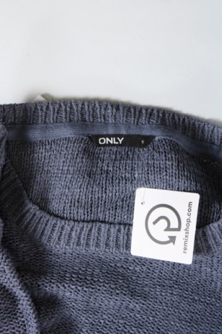 Дамски пуловер ONLY, Размер S, Цвят Син, Цена 8,40 лв.