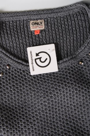 Γυναικείο πουλόβερ ONLY, Μέγεθος L, Χρώμα Γκρί, Τιμή 8,76 €