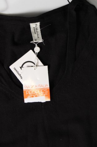 Γυναικείο πουλόβερ Piazza Italia, Μέγεθος M, Χρώμα Μαύρο, Τιμή 5,93 €