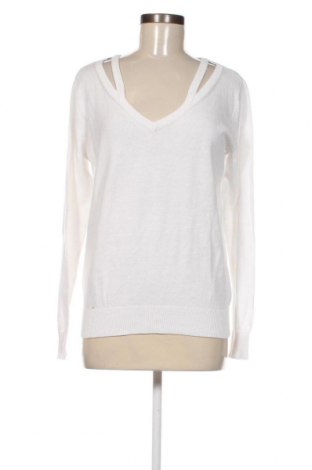 Γυναικείο πουλόβερ Piazza Italia, Μέγεθος L, Χρώμα Λευκό, Τιμή 6,88 €