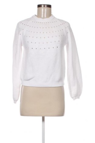 Γυναικείο πουλόβερ Pieces, Μέγεθος XS, Χρώμα Λευκό, Τιμή 8,63 €