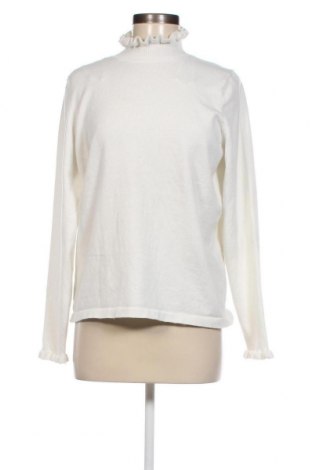 Γυναικείο πουλόβερ Pieces, Μέγεθος XL, Χρώμα Λευκό, Τιμή 6,96 €
