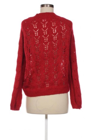 Дамски пуловер Pieces, Размер M, Цвят Червен, Цена 9,40 лв.