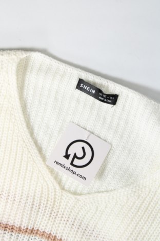 Дамски пуловер SHEIN, Размер S, Цвят Бял, Цена 7,25 лв.