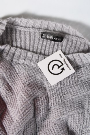 Дамски пуловер Sheilay, Размер M, Цвят Сив, Цена 7,25 лв.