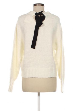 Дамски пуловер Sinsay, Размер M, Цвят Екрю, Цена 11,50 лв.