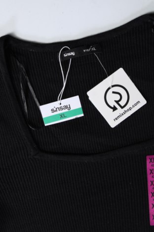 Дамски пуловер Sinsay, Размер XL, Цвят Черен, Цена 46,00 лв.