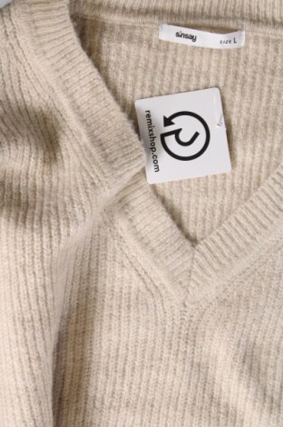 Γυναικείο πουλόβερ Sinsay, Μέγεθος L, Χρώμα  Μπέζ, Τιμή 6,40 €