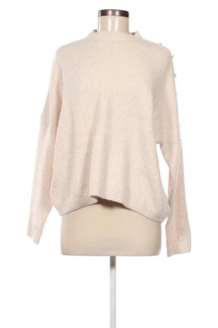 Дамски пуловер Sinsay, Размер M, Цвят Бежов, Цена 16,56 лв.
