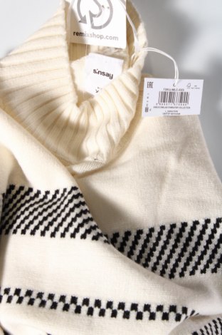 Дамски пуловер Sinsay, Размер XXS, Цвят Бял, Цена 24,84 лв.