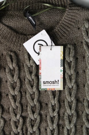 Дамски пуловер Smash, Размер S, Цвят Зелен, Цена 17,94 лв.