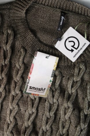 Дамски пуловер Smash, Размер XL, Цвят Зелен, Цена 17,94 лв.