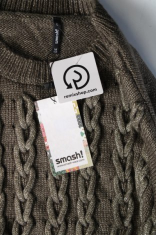 Дамски пуловер Smash, Размер L, Цвят Зелен, Цена 11,50 лв.