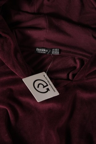 Damen Sweatshirt Bershka, Größe XS, Farbe Rot, Preis 3,03 €