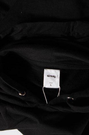 Γυναικείο φούτερ Sinsay, Μέγεθος L, Χρώμα Μαύρο, Τιμή 8,30 €