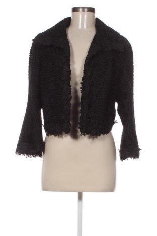 Дамско кожено палто, Размер S, Цвят Черен, Цена 110,00 лв.