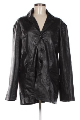 Γυναικείο δερμάτινο μπουφάν, Μέγεθος XL, Χρώμα Μαύρο, Τιμή 11,91 €