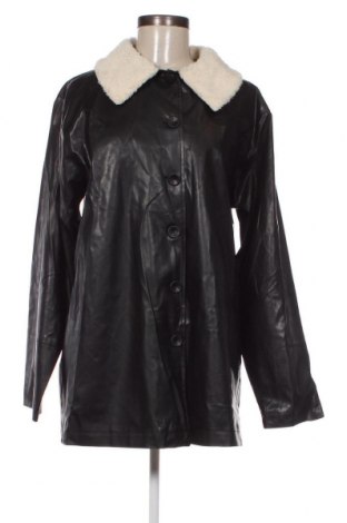 Γυναικείο δερμάτινο μπουφάν Touche Prive, Μέγεθος M, Χρώμα Μαύρο, Τιμή 10,39 €