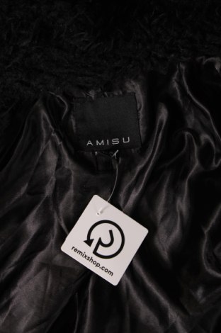 Дамско палто Amisu, Размер S, Цвят Черен, Цена 32,10 лв.