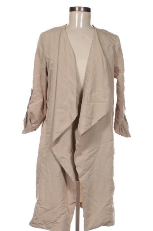 Palton de femei Bershka, Mărime S, Culoare Bej, Preț 44,21 Lei