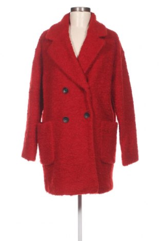 Дамско палто Bershka, Размер S, Цвят Червен, Цена 107,02 лв.