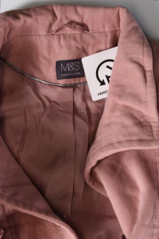 Γυναικείο παλτό Marks & Spencer, Μέγεθος M, Χρώμα Σάπιο μήλο, Τιμή 12,06 €
