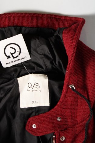 Дамско палто Q/S by S.Oliver, Размер XL, Цвят Червен, Цена 21,15 лв.
