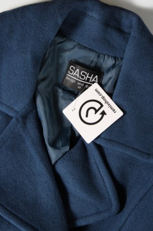 Дамско палто Sasha, Размер L, Цвят Син, Цена 107,00 лв.