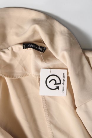 Γυναικείο παλτό Styled In Italy, Μέγεθος M, Χρώμα Εκρού, Τιμή 17,02 €