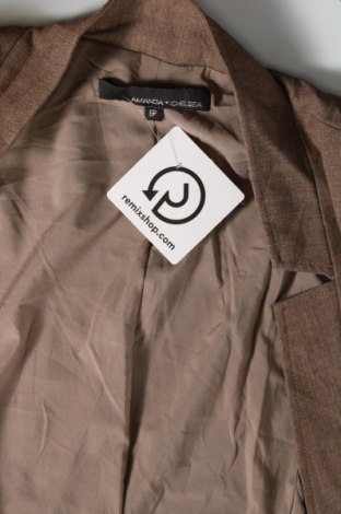 Дамско сако Amanda + Chelsea, Размер XS, Цвят Бежов, Цена 8,60 лв.