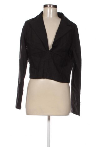 Γυναικείο σακάκι Fashion nova, Μέγεθος L, Χρώμα Μαύρο, Τιμή 2,45 €