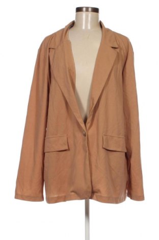 Дамско сако SHEIN, Размер 3XL, Цвят Бежов, Цена 27,28 лв.