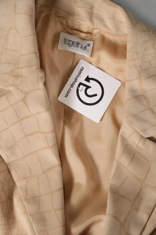 Γυναικείο σακάκι Together, Μέγεθος M, Χρώμα  Μπέζ, Τιμή 4,05 €