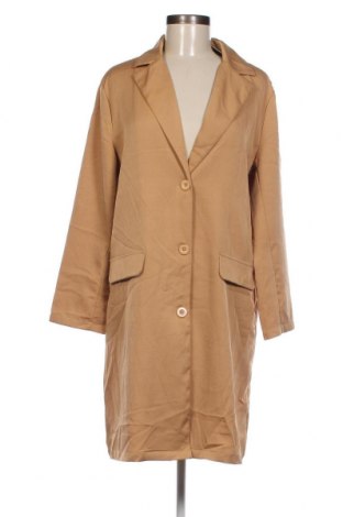Дамско палто Zanzea, Размер M, Цвят Бежов, Цена 7,04 лв.
