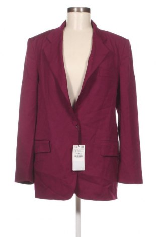 Дамско сако Zara, Размер M, Цвят Лилав, Цена 52,25 лв.