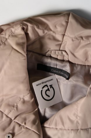 Дамско яке Calvin Klein Jeans, Размер L, Цвят Бежов, Цена 69,25 лв.
