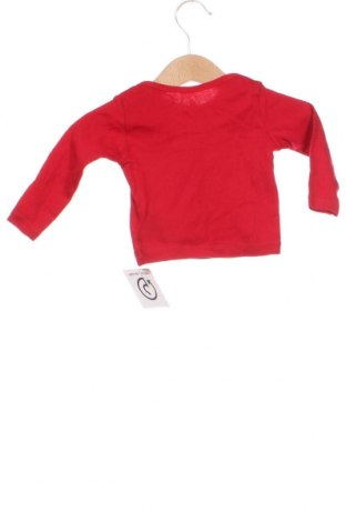Детска блуза H&M, Размер 2-3m/ 56-62 см, Цвят Червен, Цена 3,15 лв.