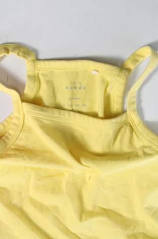Μπλουζάκι αμάνικο παιδικό Name It, Μέγεθος 10-11y/ 146-152 εκ., Χρώμα Κίτρινο, Τιμή 2,18 €