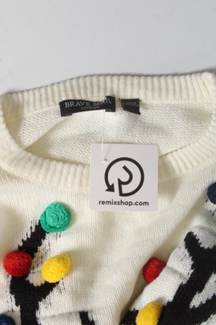 Παιδικό πουλόβερ Brave Soul, Μέγεθος 14-15y/ 168-170 εκ., Χρώμα Λευκό, Τιμή 3,25 €
